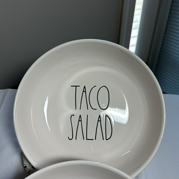 Rae Dunn Taco and Burrito salad bowl set - Picture 3 of 7